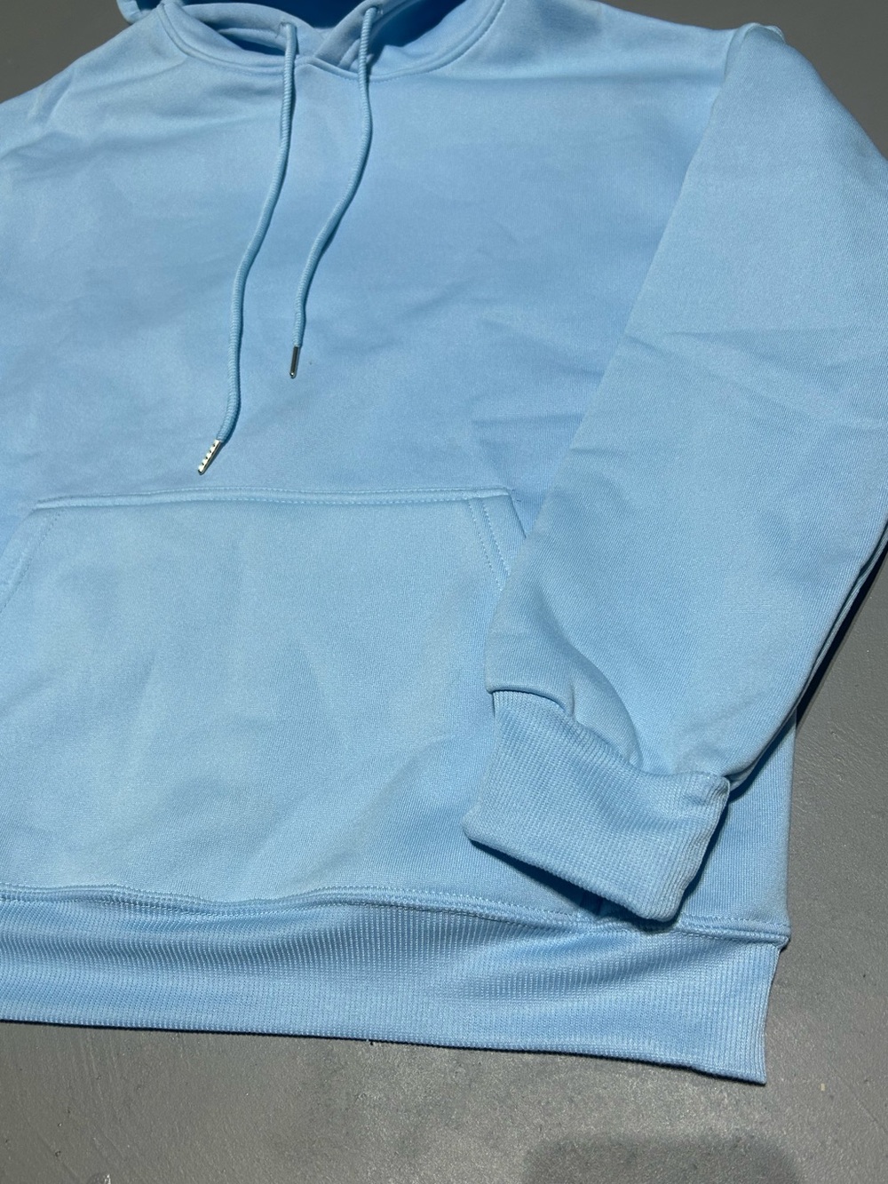 Blue Soft & Cozy Stretchy Hoodie (Women’s Large) - Picture 3 of 10